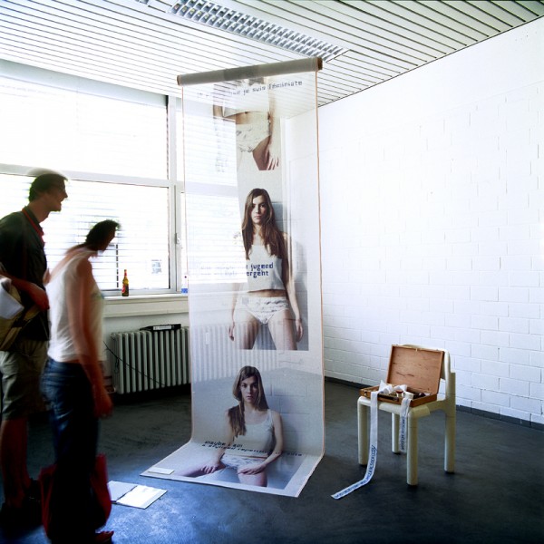 coded, installation view 2002